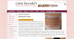 Desktop Screenshot of carlafacciolossoap.com